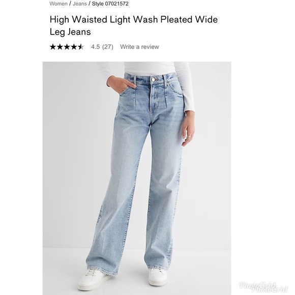 Express Denim - Express Wide Leg High Rise Jeans size 10 R